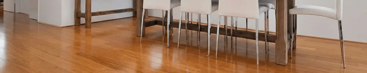 Professionally installed and refinished bamboo flooring in a residential home, showcasing smooth finish and natural wood tones in Honolulu, HI